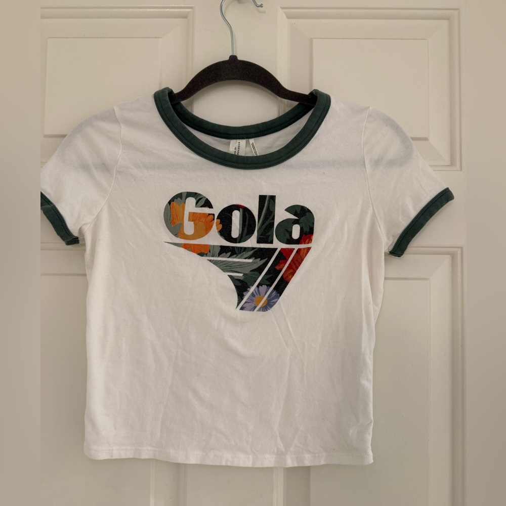 Gola x Anthropologie Baby Ringer Graphic Tee, Size XS